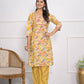 Festive Wear Ethnic Yellow chanderi Stitched Suit With Dupatta - Anbazaar - Swadesiicart