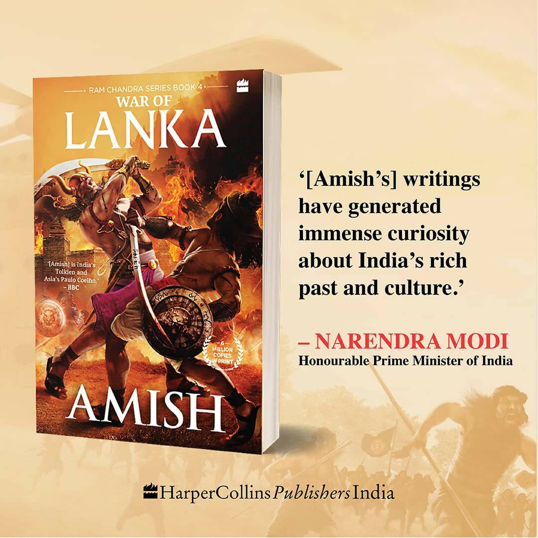 War Of Lanka (Ram Chandra Series Book 4) by Amish Tripathi | Swadesiicart