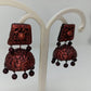 Terracotta Dazzling Temple Jhumkas