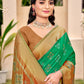 Shree Shyam Fashion Pochampalli Silk Brown Saree
