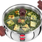 Hawkins TriPly Cook n Serve Handi with Glass Lid 22 cm Diameter 3 L (SSH30G) - Swadesiicart
