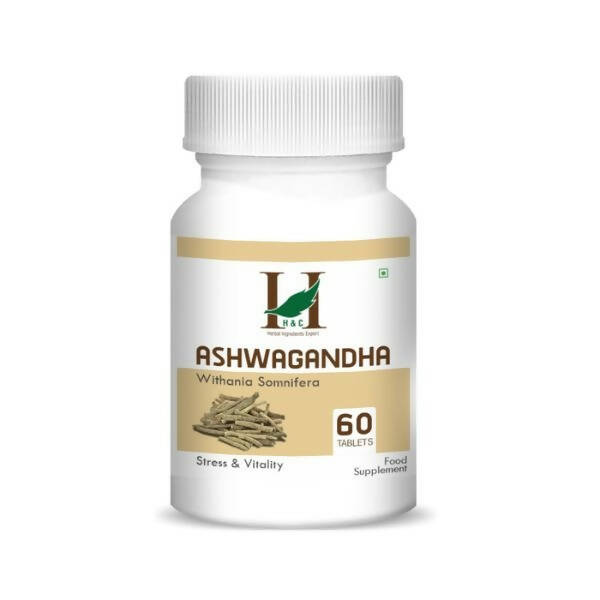 H&C Herbal Ashwagandha Tablets - Limited Time Offer - Just Jaivik