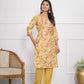 Festive Wear Ethnic Yellow chanderi Stitched Suit With Dupatta - Anbazaar - Swadesiicart