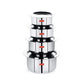 Sumeet Stainless Steel Tope/ Patila/cookware With Lids - Swadesiicart