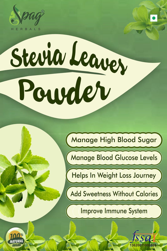 Spag Herbals Stevia Dry Leaves - Swadesiicart