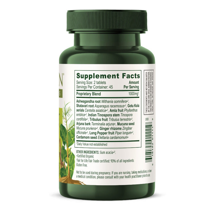 Stress Ease Tablets - Certified Organic