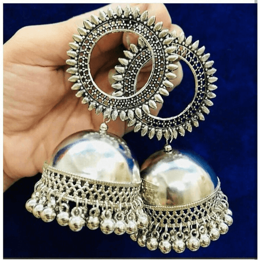 MS Fashion India Stylish Oxidised Jhumka Earrings for women and girls | Swadesiicart