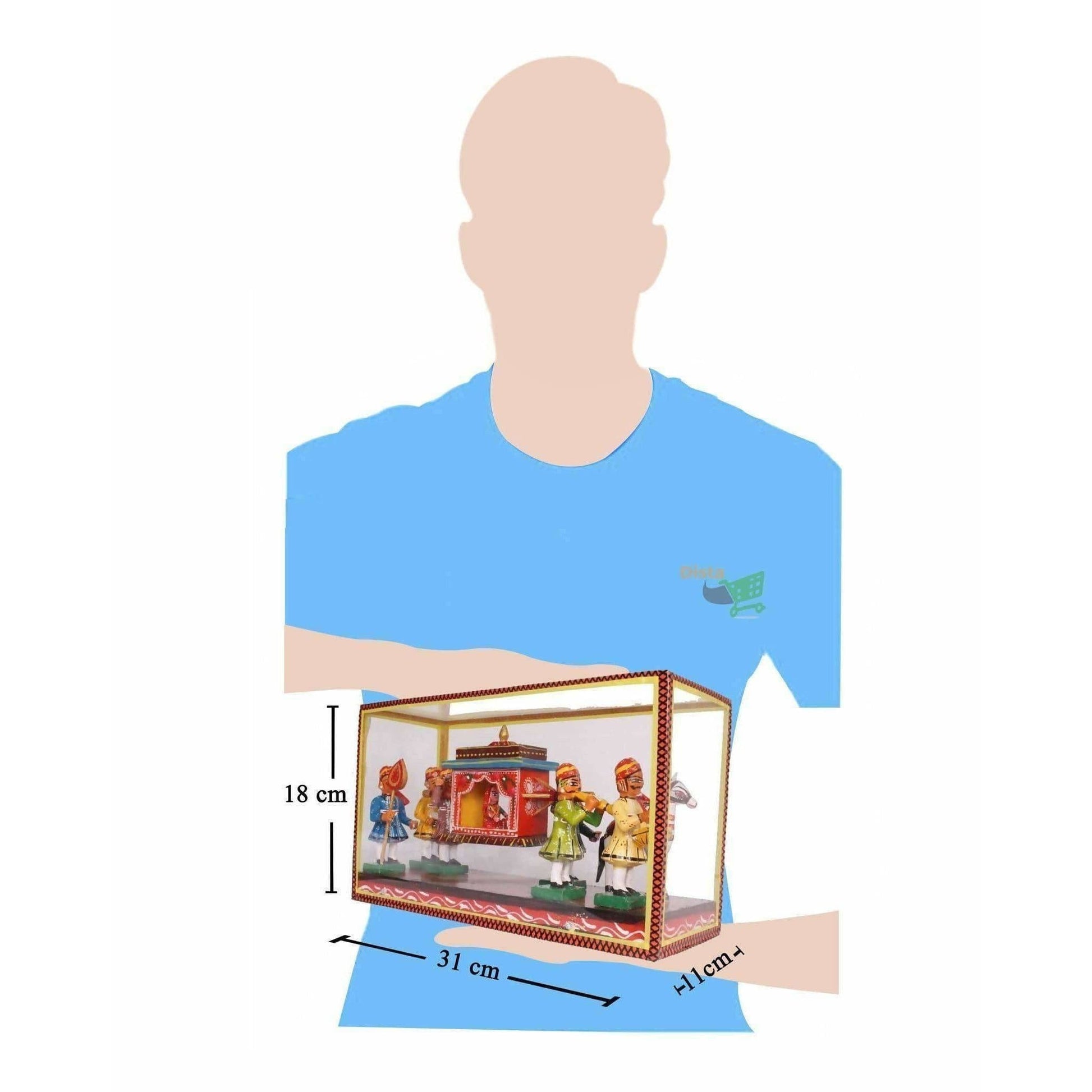 Kondapalli Meena Set With Frame - Swadesiicart