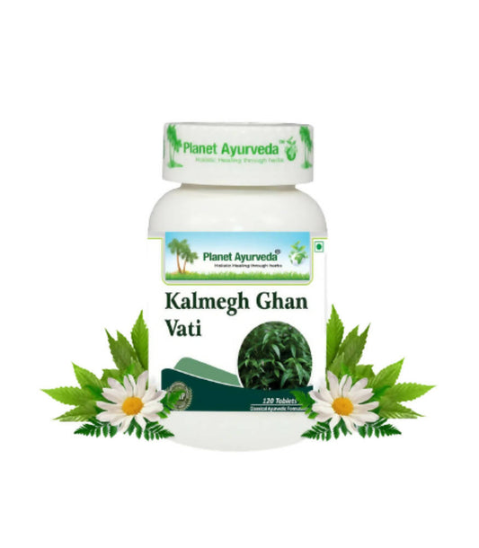 Planet Ayurveda Kalmegh Ghan Vati - Planet Ayurveda