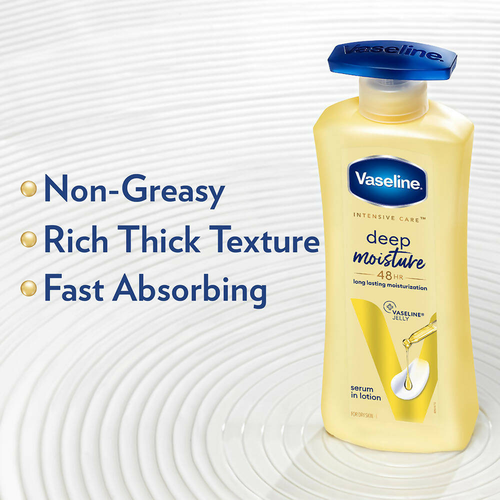 Vaseline Deep Moisture Serum In Lotion - Swadesiicart