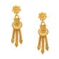 Ruby Raang Golden Choker with Earrings | Swadesiicart