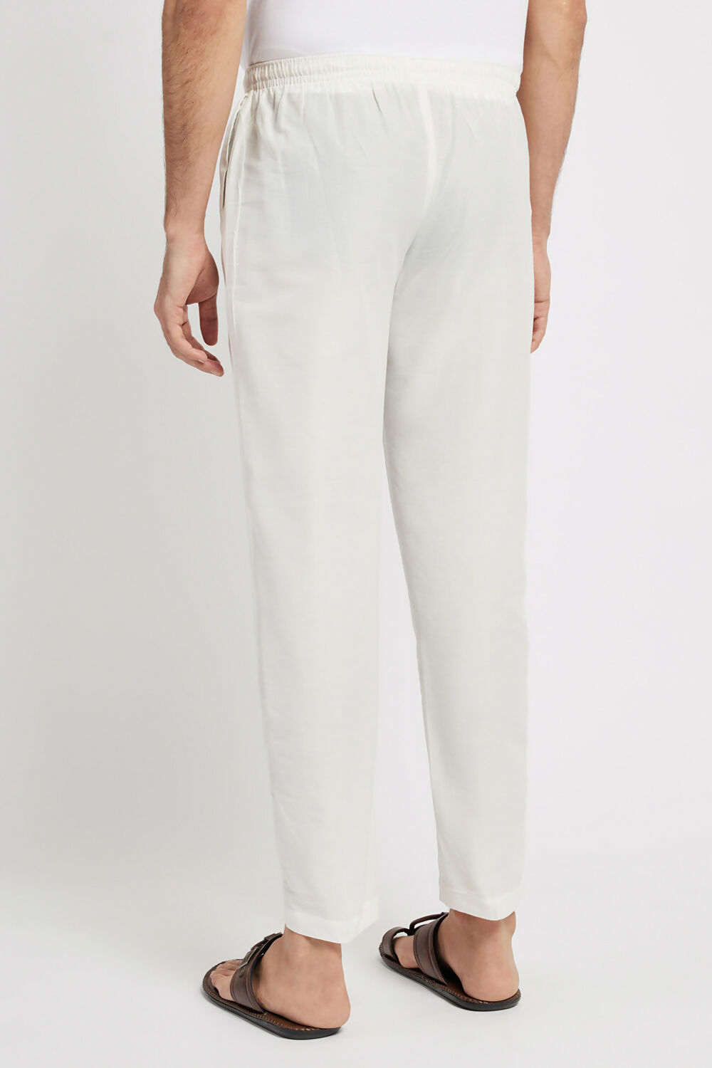 Ethnic India White solid Pant for Men | Swadesiicart
