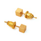 Ruby Raang Golden Square Studs | Swadesiicart