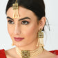 Mominos Fashion Johar Kamal Off White Color Kundan & Pearls Necklace Set - Swadesiicart