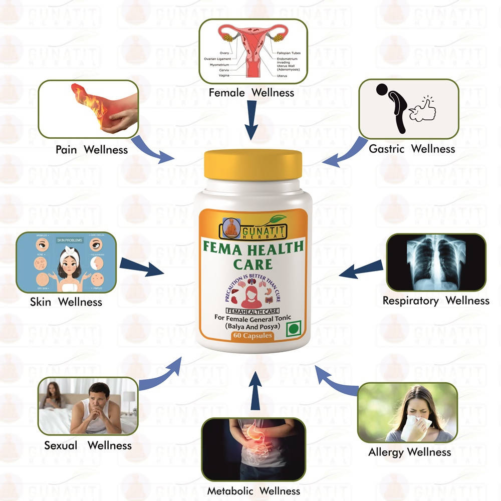 Gunatit Herbal Fema Healthcare | Swadesiicart
