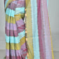 Exclusive Collection Beautiful Multi1 Pure Cotton Woven Handloom Saree With Running Blouse Piece - Swadesiicart