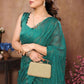 Aafreen Partywear Designer Rama Rangoli Silk Fancy Saree