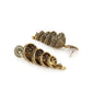 Mominos Fashion Peacock design Golden colour Earrings - Swadesiicart