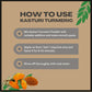 Etheric Wild Kasturi Turmeric Powder for Skin Care & Whitening
