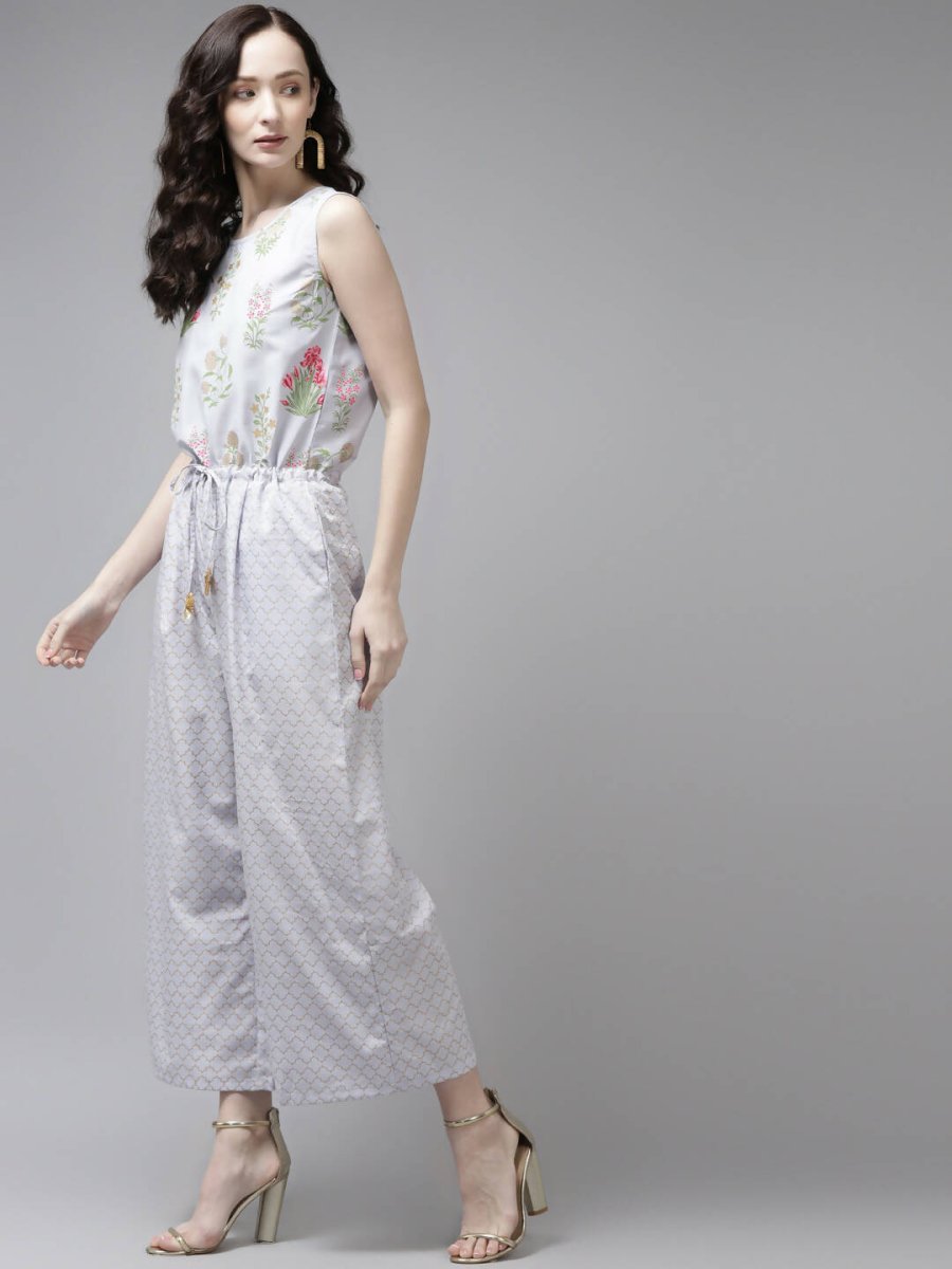 Ahalyaa Women's wear trendy Jumpsuit - Blue | Swadesiicart