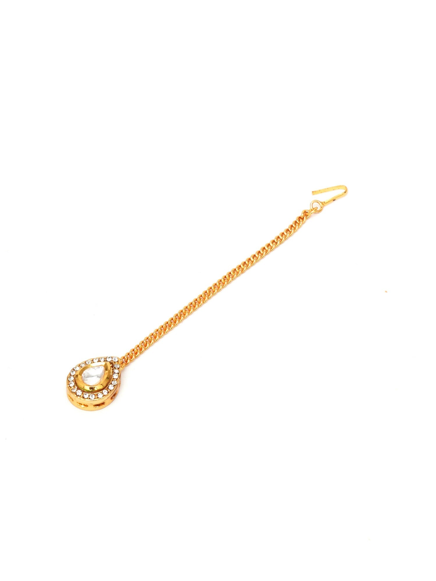 Kundan Maang Tikka (Gold) - Ruby Raang | Swadesiicart