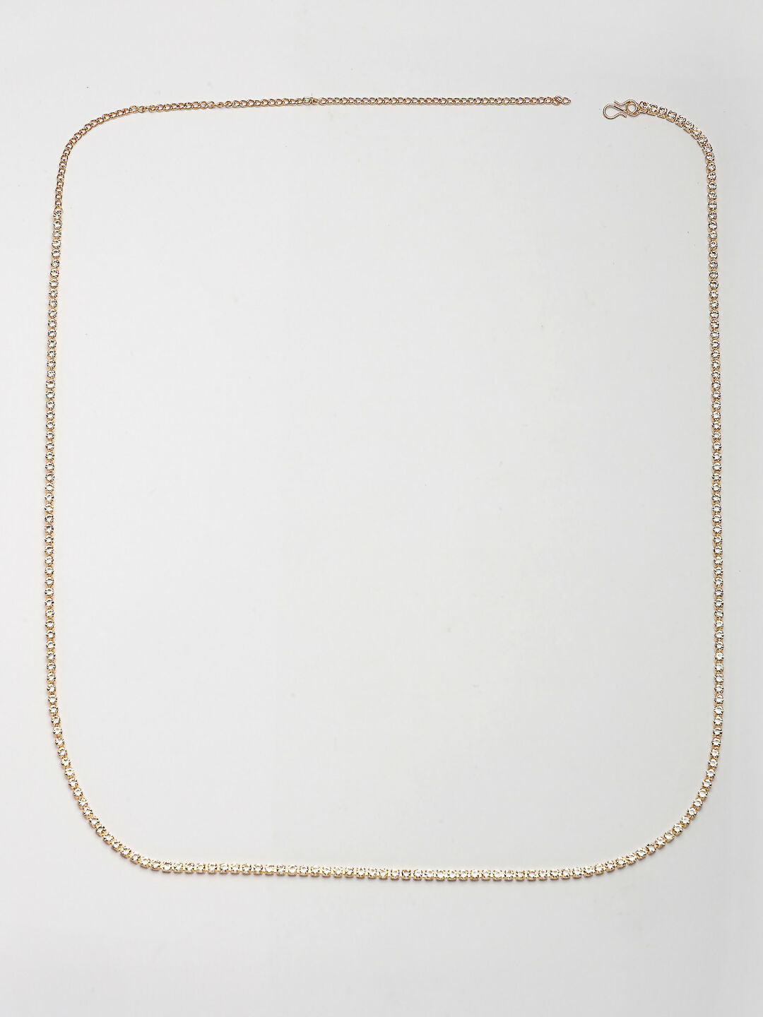 NVR Women's Gold-Polished AD-Studded Kamarbandh Waist Chain | Swadesiicart
