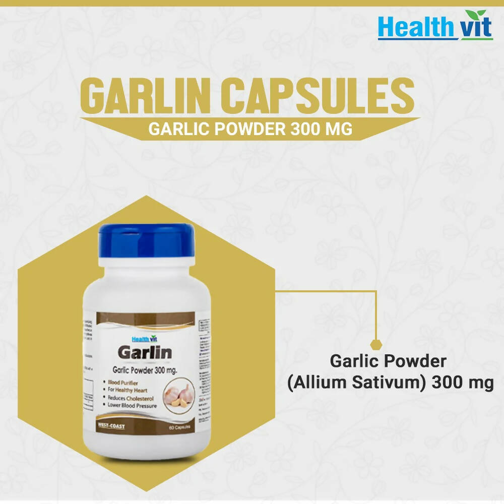 Healthvit Garlin Capsules - Swadesiicart
