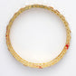 NVR Women's Set Of 4 Gold-Polished Red Kundan-Studded Traditional Bangles - Swadesiicart