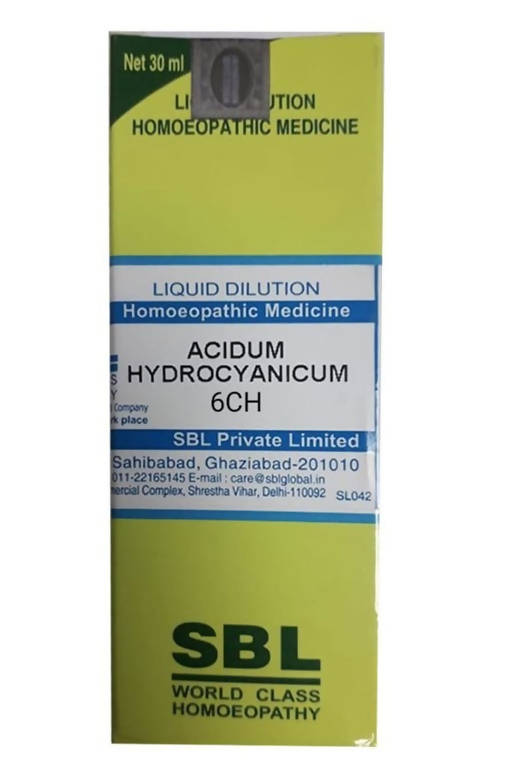 SBL Homeopathy Acidum Hydrocyanicum Dilution | Swadesiicart
