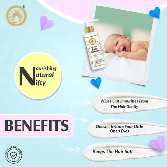 Mom & World Tear Free Baby Shampoo - Swadesiicart