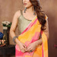 Partywear Designer Multi Georgette Fancy Saree - Satrangi | Swadesiicart