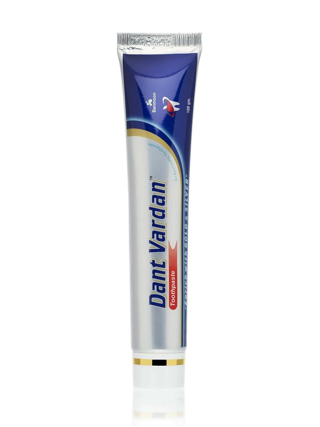 Benmoon Ayurveda Dant Vardan "Enrich With Gold & Silver" Toothpaste - Swadesiicart