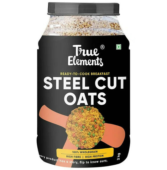 True Elements Steel Cut Oats - Swadesiicart