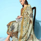 Ahalyaa Women's Brown Colour Cotton Blend Digital Printed Kurta Palazzo Set With Dupatta | Swadesiicart