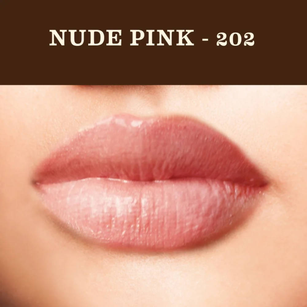 Soultree Ayurvedic Lip Gloss - Nude Pink - Swadesiicart