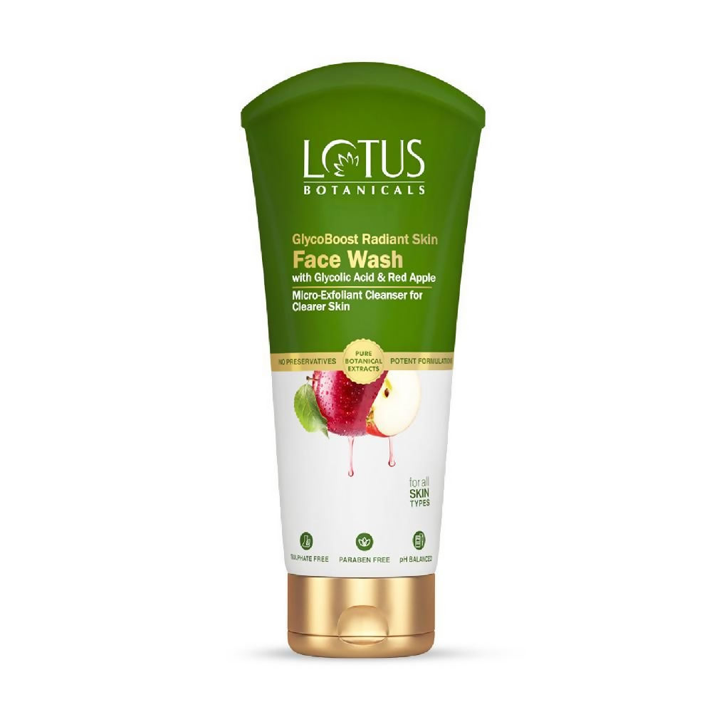 Lotus Botanicals GlycoBoost Radiant Skin Face Wash | Swadesiicart