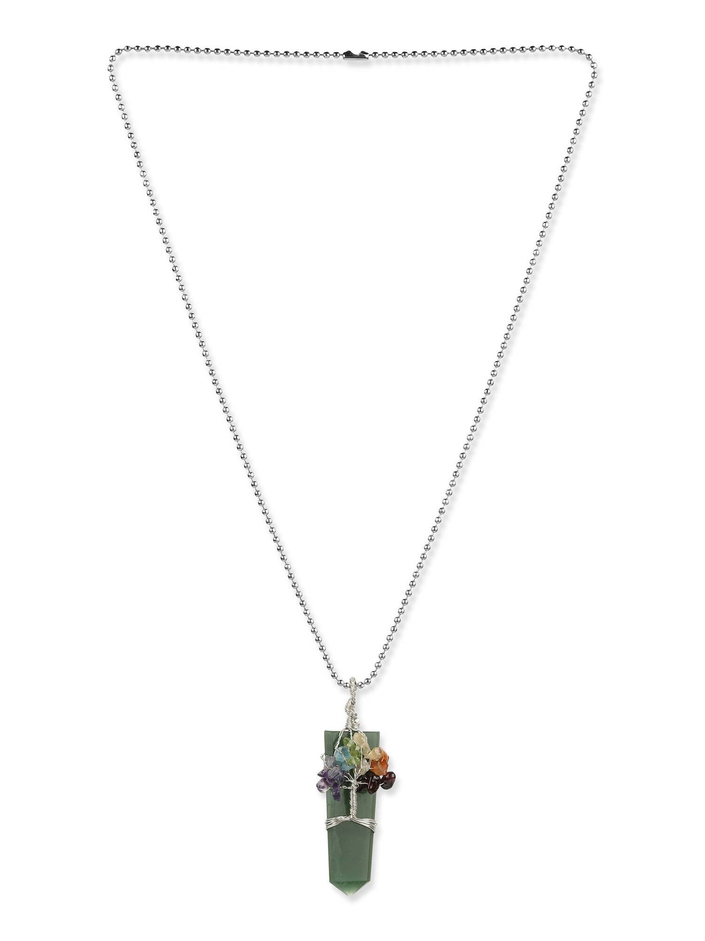 Women's Silver-Plated Necklace - Ruby Raang | Swadesiicart