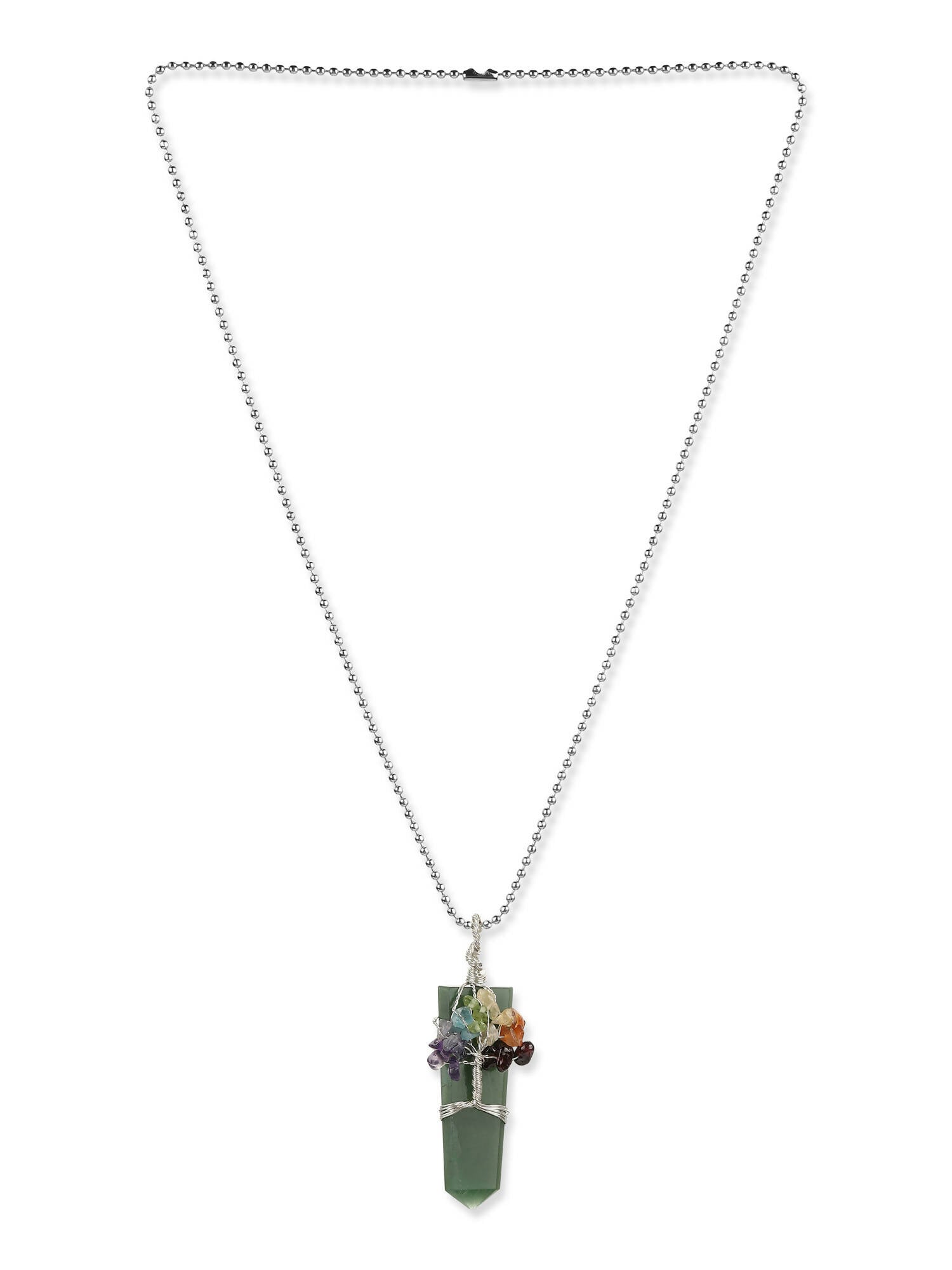 Women's Silver-Plated Necklace - Ruby Raang | Swadesiicart