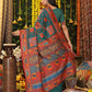 Shree Shyam Fashion Linen Cotton Rama Green Saree