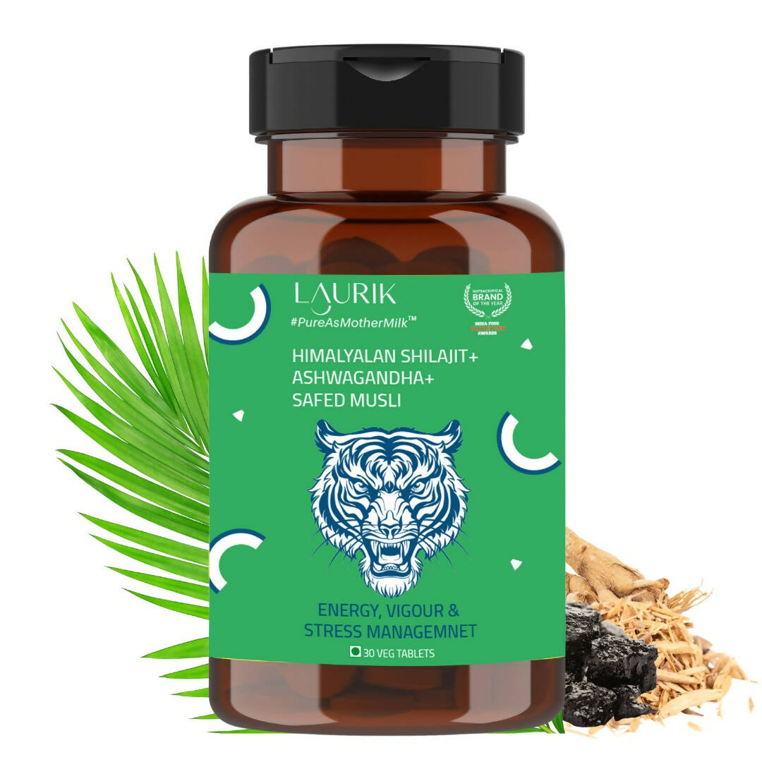 Laurik Testosterone Himalayan Sj, Ashwagandha, Safed Musli, Maca Root, And Korean Red Ginseng Tablets | Swadesiicart