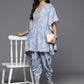 Ahalyaa Women's Traditional Wear Co-ods - Grey | Swadesiicart