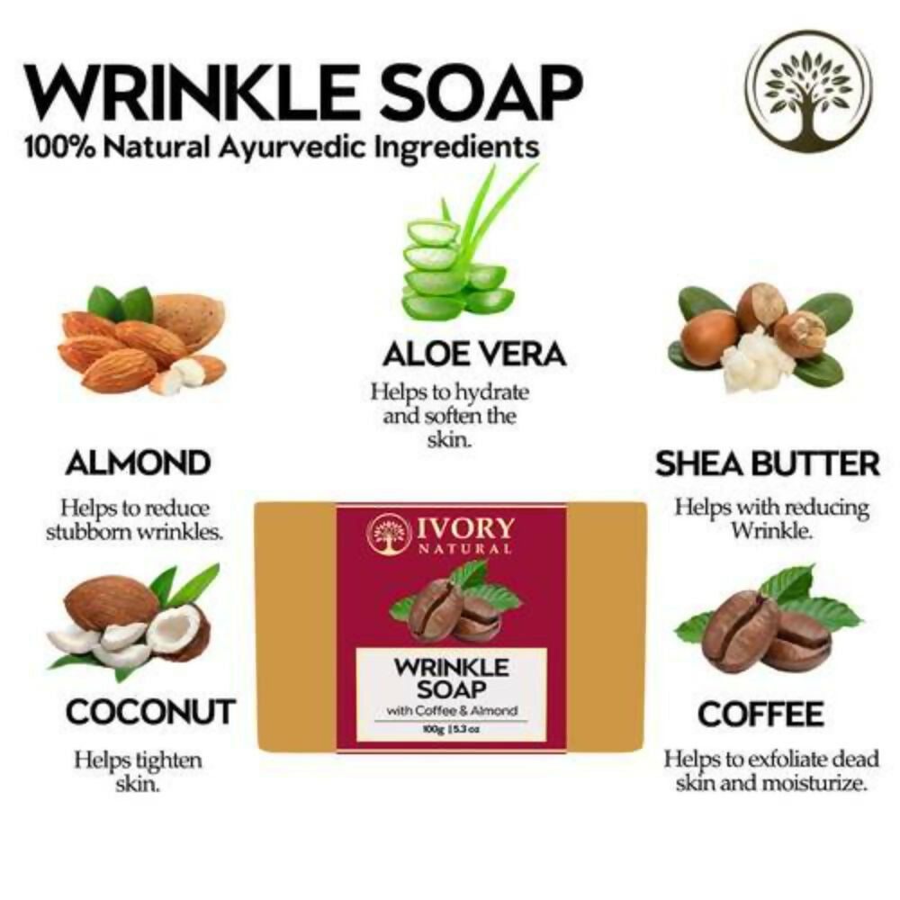 Ivory Natural Wrinkle Soap - Diminish Fine Lines, And Renew Elasticity | Swadesiicart