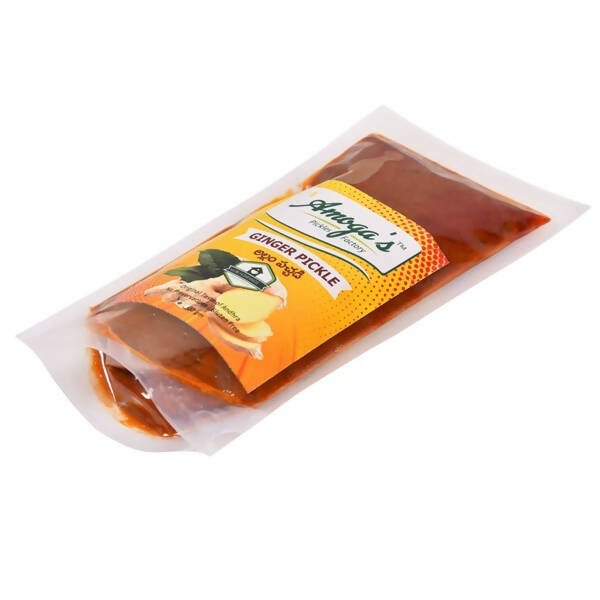 Amoga's Pickles Factory Ginger Pickle Andhra Style - Swadesiicart