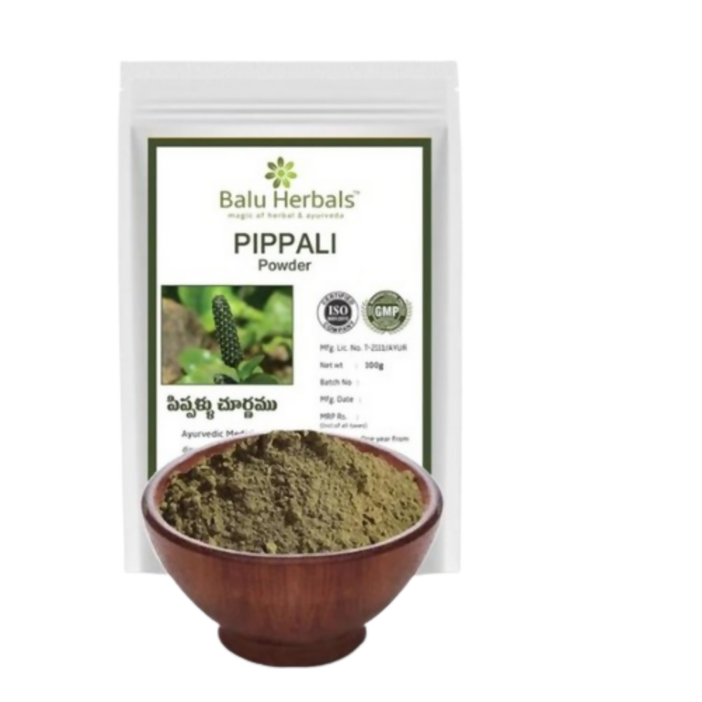 Balu Herbals Long Pepper (Pippali) Powder - Balu Herbals