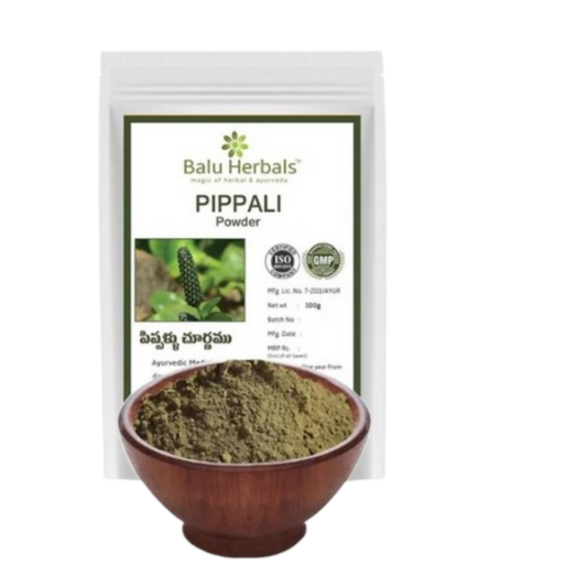 Balu Herbals Long Pepper (Pippali) Powder - Balu Herbals
