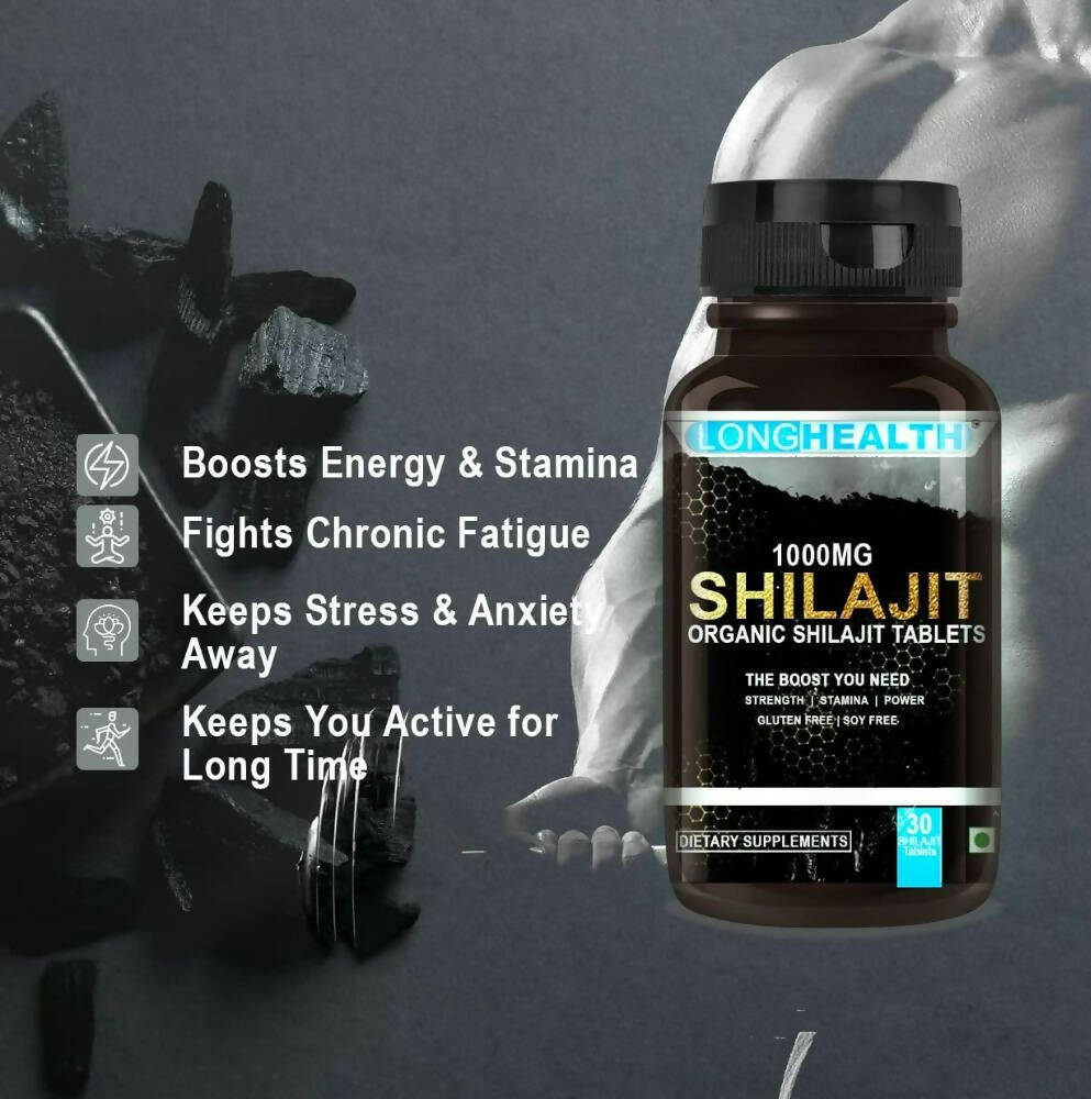 LongHealth Pure Himalayan Organic Sj Tablets - Swadesiicart