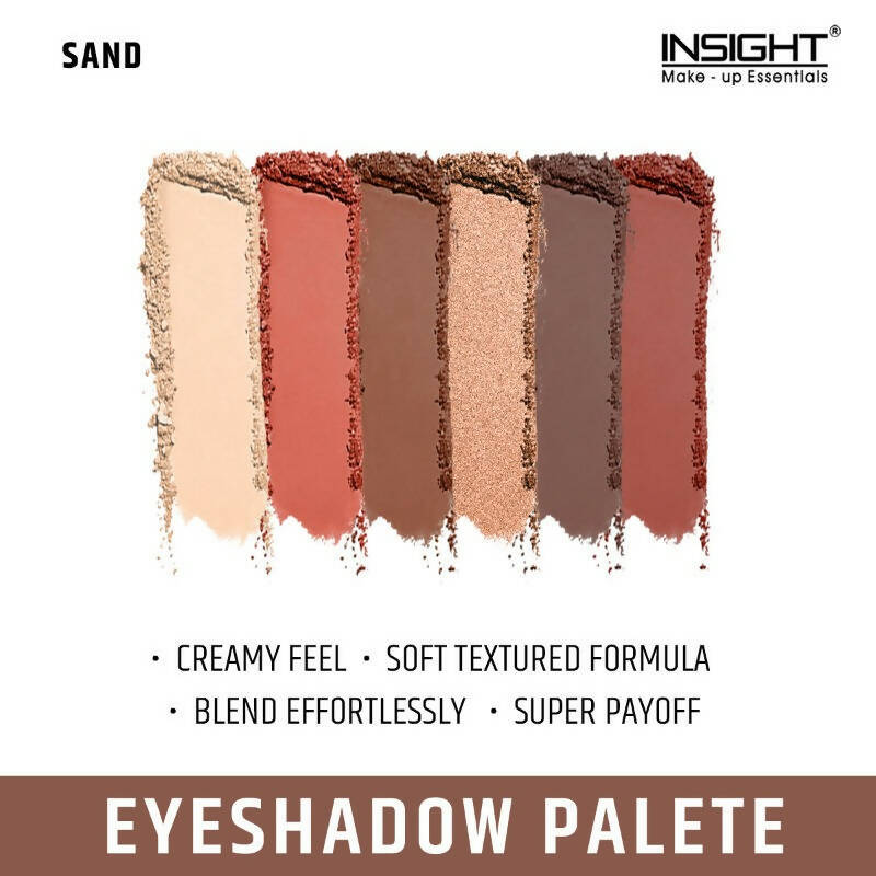 Insight Cosmetics Show Time Eyeshadow Palette - Sand - Swadesiicart