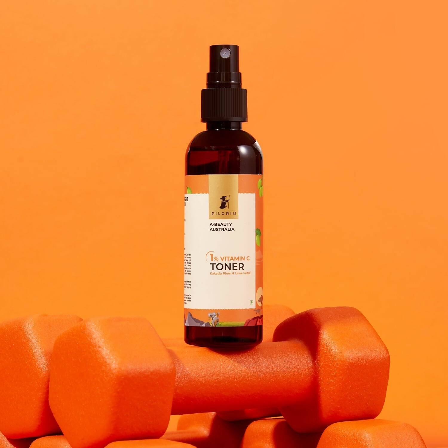 Pilgrim Australian 1% Vitamin C Toner with Kakadu Plum & Lime Pearl For Glowing Skin, Open Pores Tightening & Refining - Swadesiicart
