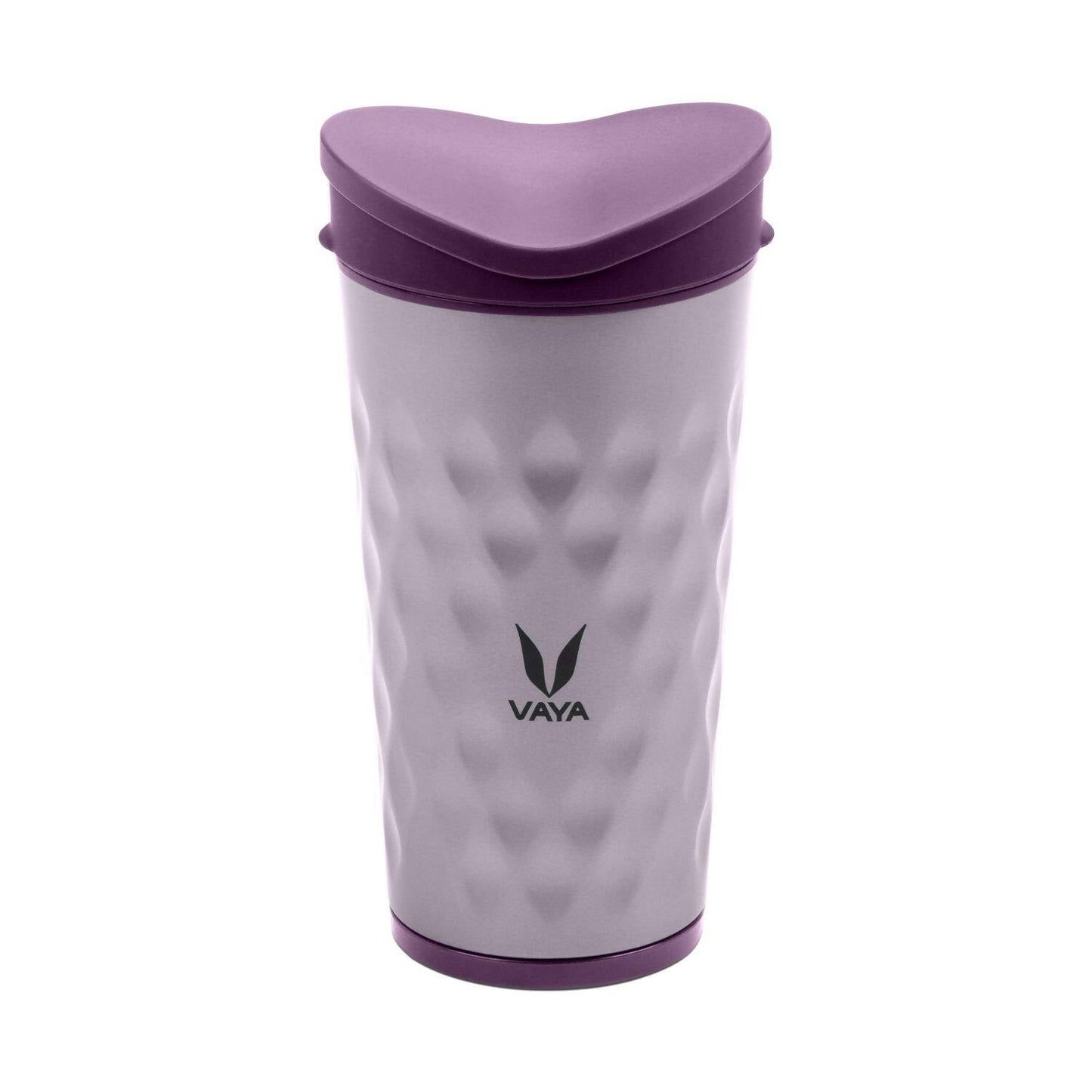 Vaya Drynk Stainless Steel Tumbler with Spill-Proof PediaSafe Lid - 350ml (Purple) | Swadesiicart