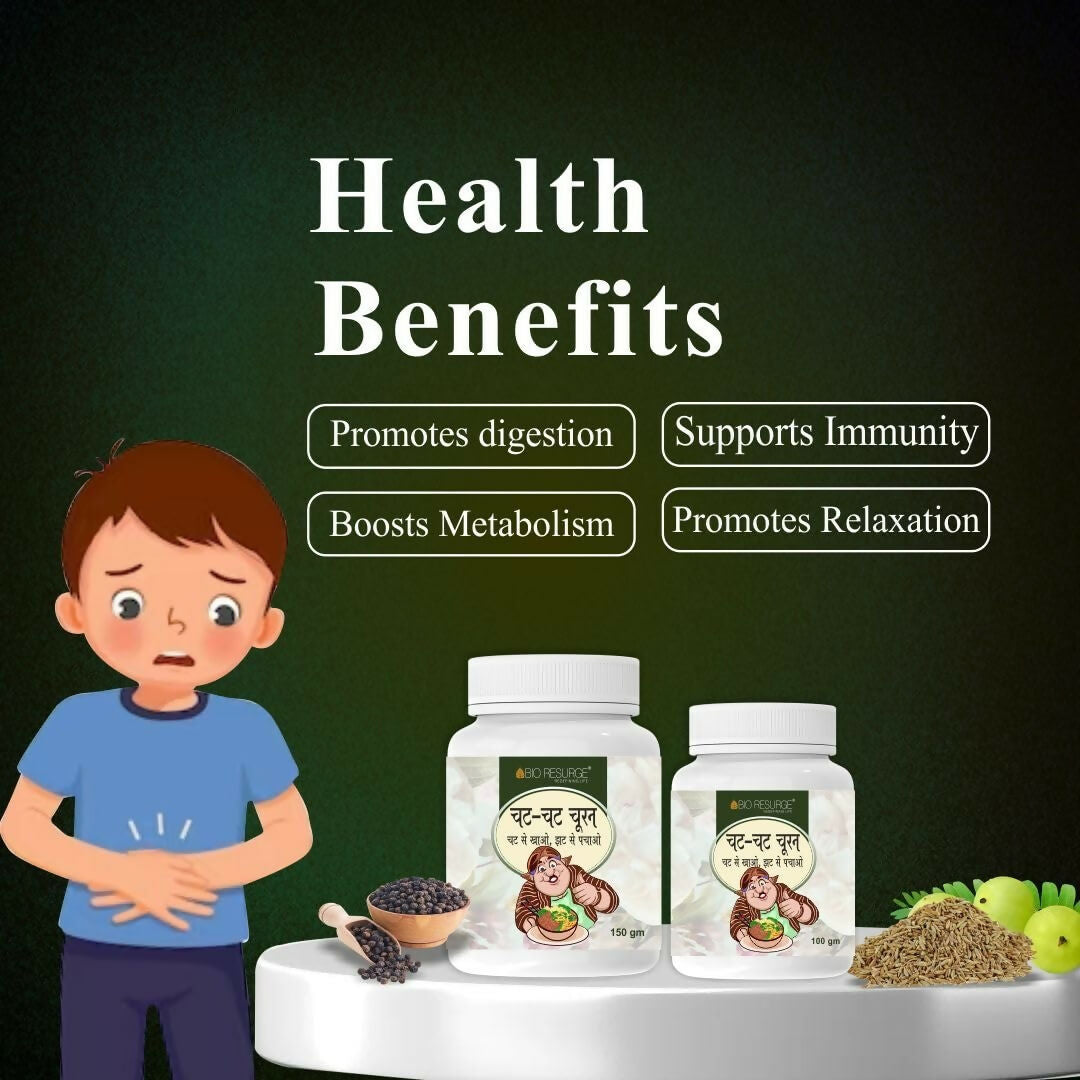 Bio Resurge Pure Ayurvedic Chat Chat Churan - Swadesiicart